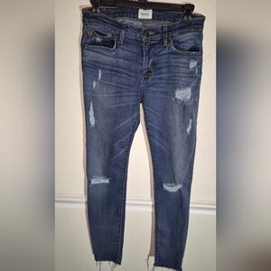 HUDSON Women's Distressed, Skinny Jeans
